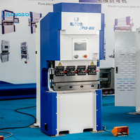 Prensa Plegadora Eléctrica CNC Longbo 18T 800mm, Máquina de Doblado de Chapa Metálica de Bajo Ruido