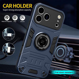 Funda de teléfono con diseño de armadura de pata de cabra giratoria portátil para Motorola G06 G86 G56 E15 G55 G35 Edge 60 Pro Lens cubierta de protección completa - Product Image 3