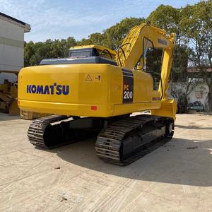 Excavadora de cadenas Komatsu PC200-7 usada original, excavadora hidráulica de 20 toneladas para construcción de tamaño mediano - Product Image 1