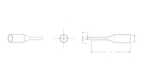WOER 2:1 ID 1mm 2mm 3mm 4mm 6mm 80mm 90mm 100mm 250mm 300mm 125C 150C RoHS Tube thermorétractable sans halogène VW-1