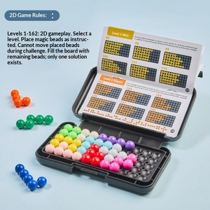 Jeu éducatif Pyramide de la <span class=keywords><strong>Sagesse</strong></span> : Défi IQ pour les 5 ans et plus, jeu de société en plastique avec perles d'intelligence - Product Image 2