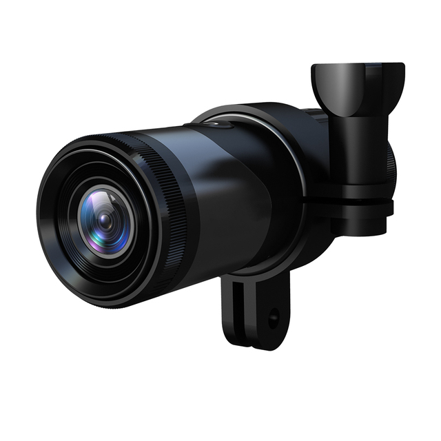 Helmet Camera Dual Lens 1080p Motorcycle Riding WIFI Sports Camera for Shooting, Easy to Carry