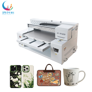 Imprimante UV à plat 9060 pour cartes, acrylique, plastique, bois, plaques de récompense, bouteilles de vin, étiquettes en cristal, tubes en verre - Product Image 1