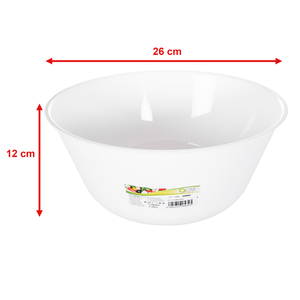 ชามสลัดพลาสติกสีขาวสำหรับ X12. 26 X26ชามผสมโลโก้ออกแบบได้ตามต้องการ3600มล. - Product Image 4