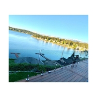 Rampe carrée de haute qualité pour clôture de piscine en verre, terrasse et balcon avec base de nivellement réglable