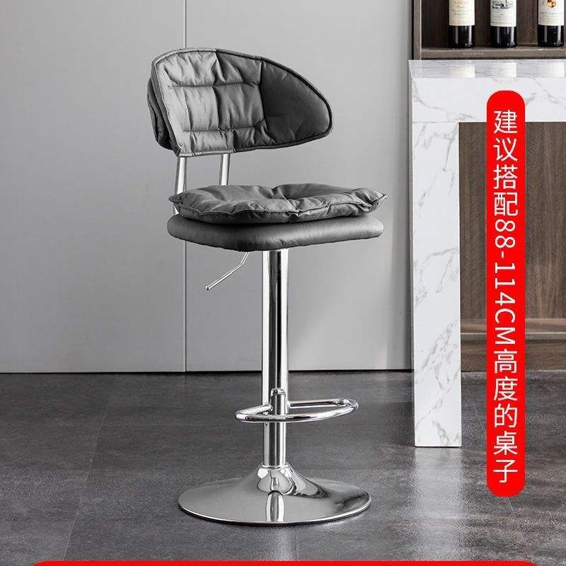 Pieds hauts électroplaqués gris foncé