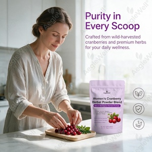 AegleWell Mélange de poudre d'herbes de canneberge pour femmes, complément alimentaire naturel à base de plantes avec D-Mannose, <span class=keywords><strong>Uva</strong></span> <span class=keywords><strong>Ursi</strong></span>, <span class=keywords><strong>complexe</strong></span> botanique en poudre - Product Image 4