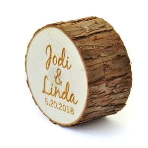 Tronchi d'<span class=keywords><strong>Albero</strong></span> in Legno Naturale Non Finito, Grandi Fette di Legno Personalizzate con <span class=keywords><strong>Corteccia</strong></span> per Decorazioni Artigianali e Centrotavola Fai-da-Te - Product Image 5