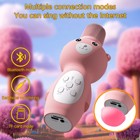 Microphone Karaoké Numérique K6 pour Enfants - Sans Fil, Carte TF, Éclairage RGB, Son Stéréo 3D, Réduction du Bruit, Rechargeable, Portable