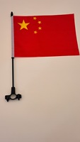 Support de vélo/moto/vélo électrique monté sur véhicule avec petit drapeau et fibre de verre