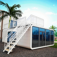 Villa Modulaire Préfabriquée en Acier, Créative et Portable, Type Cabine Apple, pour Espace de Vie Extérieur, Hébergement Panoramique et Vacances