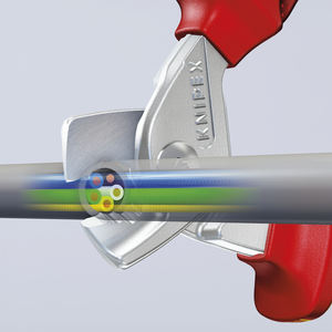Cisailles à câbles KNIPEX 95 16 160 StepCut avec poignées multi-composants, testées VDE, chromées, 160 mm - Product Image 5
