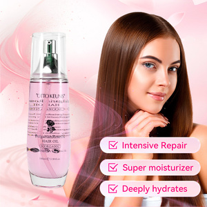 Aceite Capilar Orgánico Premium de Rosas sin Enjuague - Fórmula Personalizable de Marca Blanca para Suavizar y Proteger el Color - Product Image 5