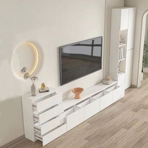 Modern Wall Mounted <b>TV</b> <b>Cabinet</b> Luxury Stand Entertainment Center <b>Floating</b> Unit - Product Image 4