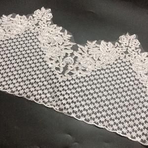 Gaun pernikahan DIY Trim renda tepian pengantin gading bordir indah LT2484B - Product Image 5