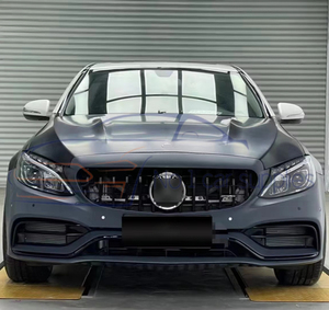 Kit carrosserie W205 pour <span class=keywords><strong>Mercedes</strong></span> <span class=keywords><strong>Benz</strong></span> <span class=keywords><strong>Classe</strong></span> <span class=keywords><strong>C</strong></span> C180 C200 C260 C300 C250 <span class=keywords><strong>AMG</strong></span> <span class=keywords><strong>Line</strong></span> Coupé Normal 2013+ pour pare-chocs de voiture C63 - Product Image 3