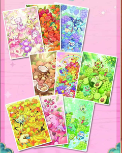 MS Vente en gros à bas prix <span class=keywords><strong>Pokémon</strong></span> Wonderland Paper Premium Fan Art Borads Cartes de collection Impression couleur intégrale portable Boîte mystère - Product Image 6