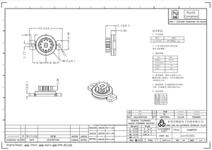 360 °   Charnière amortisseur rotative personnalisable pour banque d'alimentation partagée, voiture, jouet, boîte d'accoudoir - Product Image 5