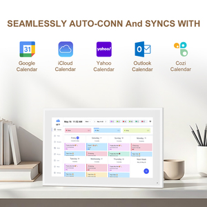 Pantalla Táctil Inteligente Interactiva para Horarios Familiares, Blanca/Negra, Calendario Digital <span class=keywords><strong>de</strong></span> 10 y 16 Pulgadas - Product Image 3
