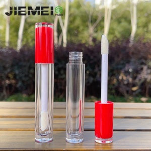JIE MEI prix d'usine 5ML grande brosse bouteille de brillant à lèvres vente en gros d'huile à lèvres cosmétique tube de teinte pour les lèvres conteneur avec logo personnalisé - Product Image 3