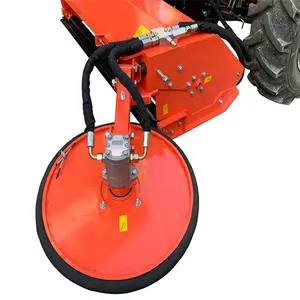 hydraulic disc mower with hammer blades