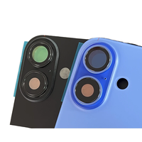 OEM pour iPhone 16 Plus Pro Max couvercle du boîtier arrière avec objectif de caméra batterie verre porte arrière châssis cadre lunette plaque métallique
