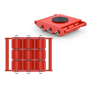 भारी शुल्क रबर रोलर मोवर कार्गो ट्रॉली औद्योगिक मशीन के साथ डोली स्केट - Product Image 4