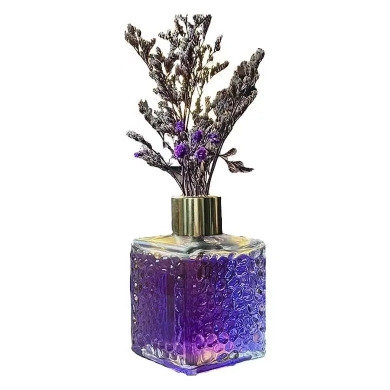 Dekorasi bunga warna-warni untuk dekorasi rumah dan pernikahan, botol diffuser buluh wangi
