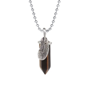 Collana con ciondolo in cristallo con colonna esagonale rotonda Phoenix in lega <span class=keywords><strong>d</strong></span>'<span class=keywords><strong>argento</strong></span> come regalo di festa per fidanzata e mamma - Product Image 5