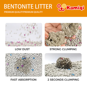 Çevre dostu kedi kumu hızlı birleşme antimikrobiyal koku giderme doğal bentonit - Product Image 4