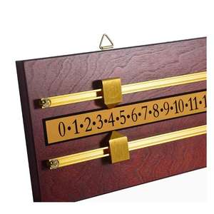 Tableau d'affichage mural en bois pour jeux de billard, de billard, de table de billard et de palets-Gardien de pointage classique pour salles de jeux - Product Image 2