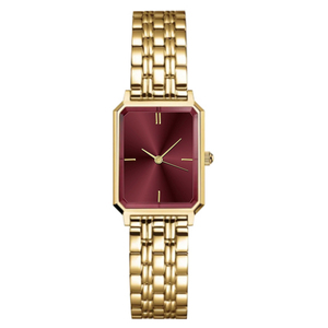 Montres carrées pour femmes, personnalisables, élégantes et simples, avec petits mouvements à <span class=keywords><strong>quartz</strong></span>, montres en acier inoxydable pour femmes - Product Image 6