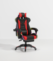 Mini chaise de jeu ergonomique en cuir personnalisable en usine prix léger moins cher avec rvb