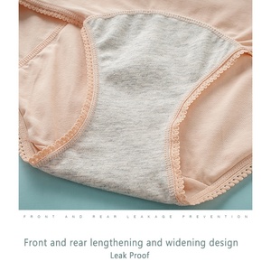 <span class=keywords><strong>Bragas</strong></span> Menstruales a Prueba de Fugas para Mujer y Ropa Interior para Incontinencia, <span class=keywords><strong>Bragas</strong></span> para el Periodo, <span class=keywords><strong>Bragas</strong></span> de Algodón Cálido para la <span class=keywords><strong>Menstruación</strong></span> - Product Image 4