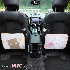 1PCS Car Seat <b>Back</b> Cover <b>Protector</b> for Kids Cartoon Anti Kick Mat With Bag Waterproof for Children Auto Pad Interior Accessories - Product Image 4