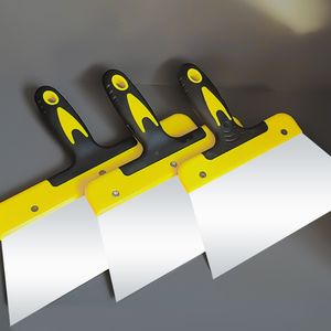 أداة تشييد للمباني ، مقشط بمقبض مطاطي ، سكين بشريط دريوال ، قبضة ناعمة ، شفرة مصقولة من الفولاذ المقاوم للصدأ - Product Image 4