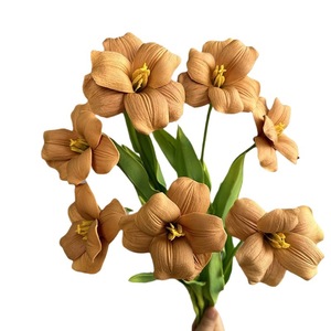 Tulipanes Artificiales Realistas Europeos Impresos en 3D con Pétalos Abatibles para Decoración de Bodas, Exteriores y Hogar - Product Image 5