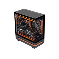 Boîtiers d'ordinateur ATX personnalisés, nouveaux, avec éclairage RGB, pour PC gamer, châssis de bureau, boîtiers de jeu, PC gamer