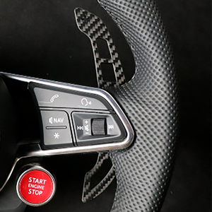 Palettes de changement de vitesse magnétiques en fibre de carbone pour Audi R8 TT TTRS 2017-2026 - Product Image 5