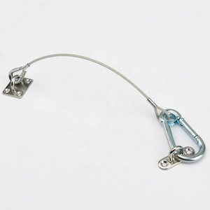 4.0 millimetri Rosso IN PVC Rivestito Zincato Filo di Acciaio Corda Con Snap Gancio Per Appendere E di Sollevamento - Product Image 4