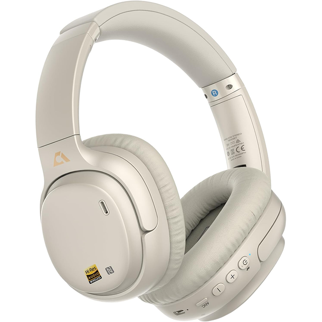 1Mii E700 Hybrid Active Noise Cancelling Headphones LDAC Wireless Bluetooth Headphones with 5Mic, Deep Bass Gaming Headphones