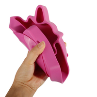 Assiette en silicone pour bébé licorne, plateau d'alimentation divisé, sans BPA, avec ventouse, assiette à dîner pour enfants