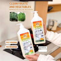 Qingfeng Big Rooster Agent Nettoyant Liquide Écologique pour Fruits et Légumes pour Femmes Enceintes Parfum Citron