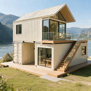 Villa préfabriquée mobile en conteneur pour zone touristique célèbre sur Internet, idéale pour la <span class=keywords><strong>construction</strong></span> temporaire - Product Image 2