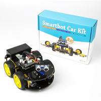 Kit de Robótica Educativa STEM con Control por Aplicación 4WD, Programación DIY, Juguete de Aprendizaje, Coche Robótico Inteligente para Arduino