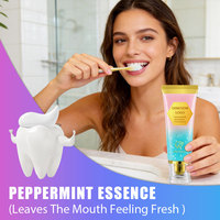 Dentifrice OEM à Marque Blanche, Formule Originale à la Niacinamide, 100g, Parfum Pêche, Blanchissant pour Adultes, Usage Domestique, Soin Dentaire
