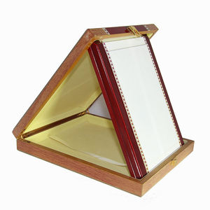 Nouveau design en gros de haute qualité <span class=keywords><strong>pas</strong></span> <span class=keywords><strong>cher</strong></span> prix personnalisé trophée blanc prix marché plaque en <span class=keywords><strong>bois</strong></span> avec boîte en <span class=keywords><strong>bois</strong></span> - Product Image 2
