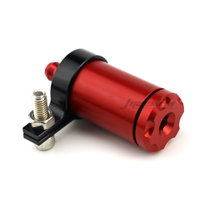 אביזרים לאופנוע בלם אחורי נוזל מיכל שמן גביע מאגר לכסות אלומיניום cnc עבור אוניברסלי - Product Image 2