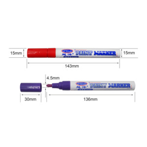 Bán buôn 2025 nóng bán 28 màu <span class=keywords><strong>PVC</strong></span> trường hợp màu sắc tươi sáng vĩnh viễn Acrylic sơn Bút Đánh Dấu - Product Image 5