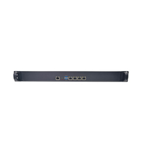 Mini serveur PC Rackmount 1U de 19 pouces avec processeur J4125 Routeur VPN à 4 ports Lan Pfsense Linux Firewall Appliance